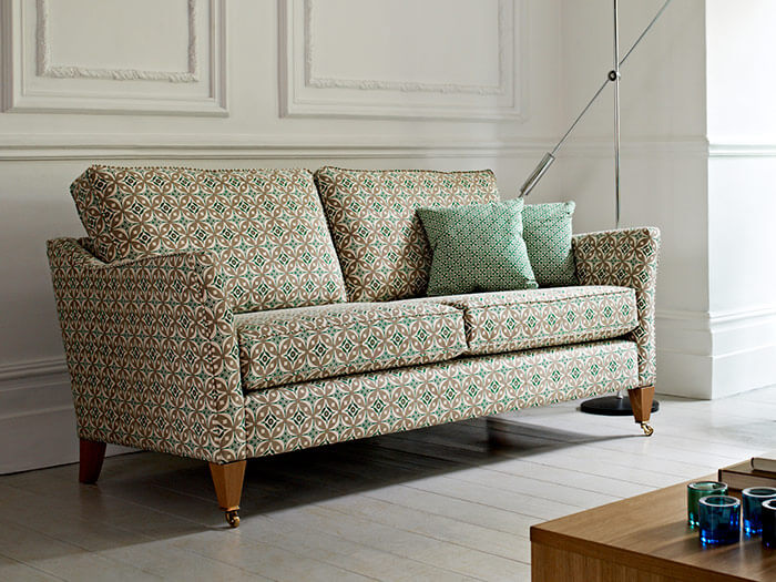 3 Ashdown 3 Seater Sofa in Geometric Patterned Fabric